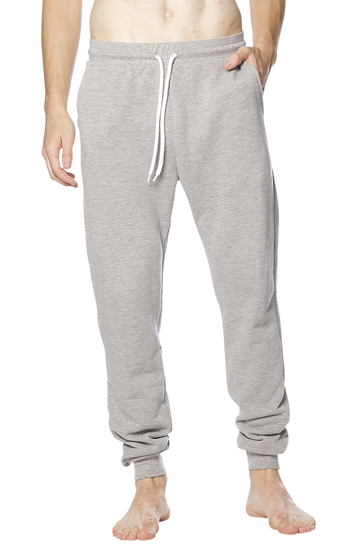 Royal Apparel 3157 Unisex Fashion Fleece Jogger Sweatpant - Heather Grey