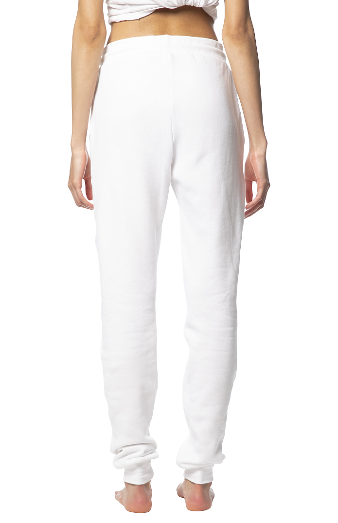 Royal Apparel 3157 Unisex Fashion Fleece Jogger Sweatpant - White