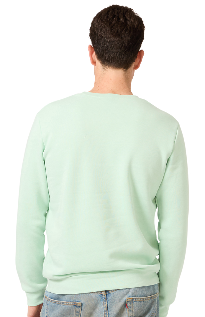 Royal Apparel 3159 Unisex Fashion Fleece Crew Sweatshirt - Heather Pistachio