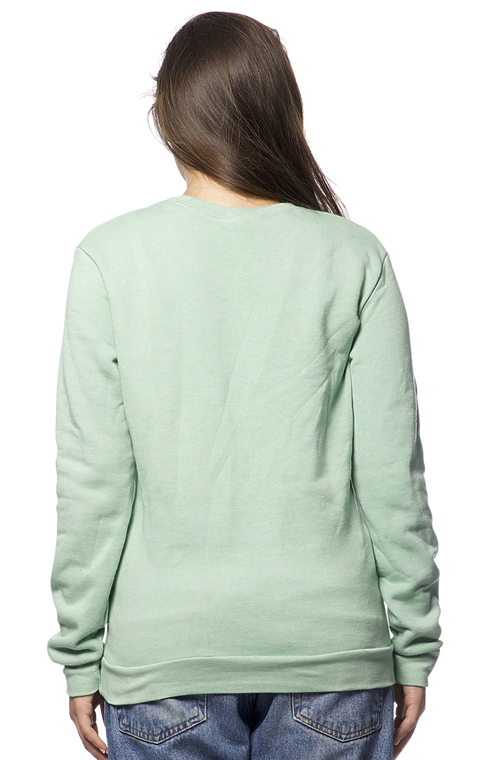 Royal Apparel 3159 Unisex Fashion Fleece Crew Sweatshirt - Heather Sage
