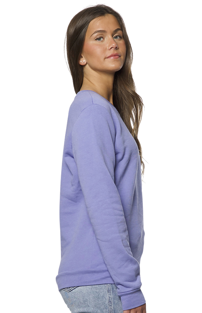 Royal Apparel 3159 Unisex Fashion Fleece Crew Sweatshirt - Periwinkle