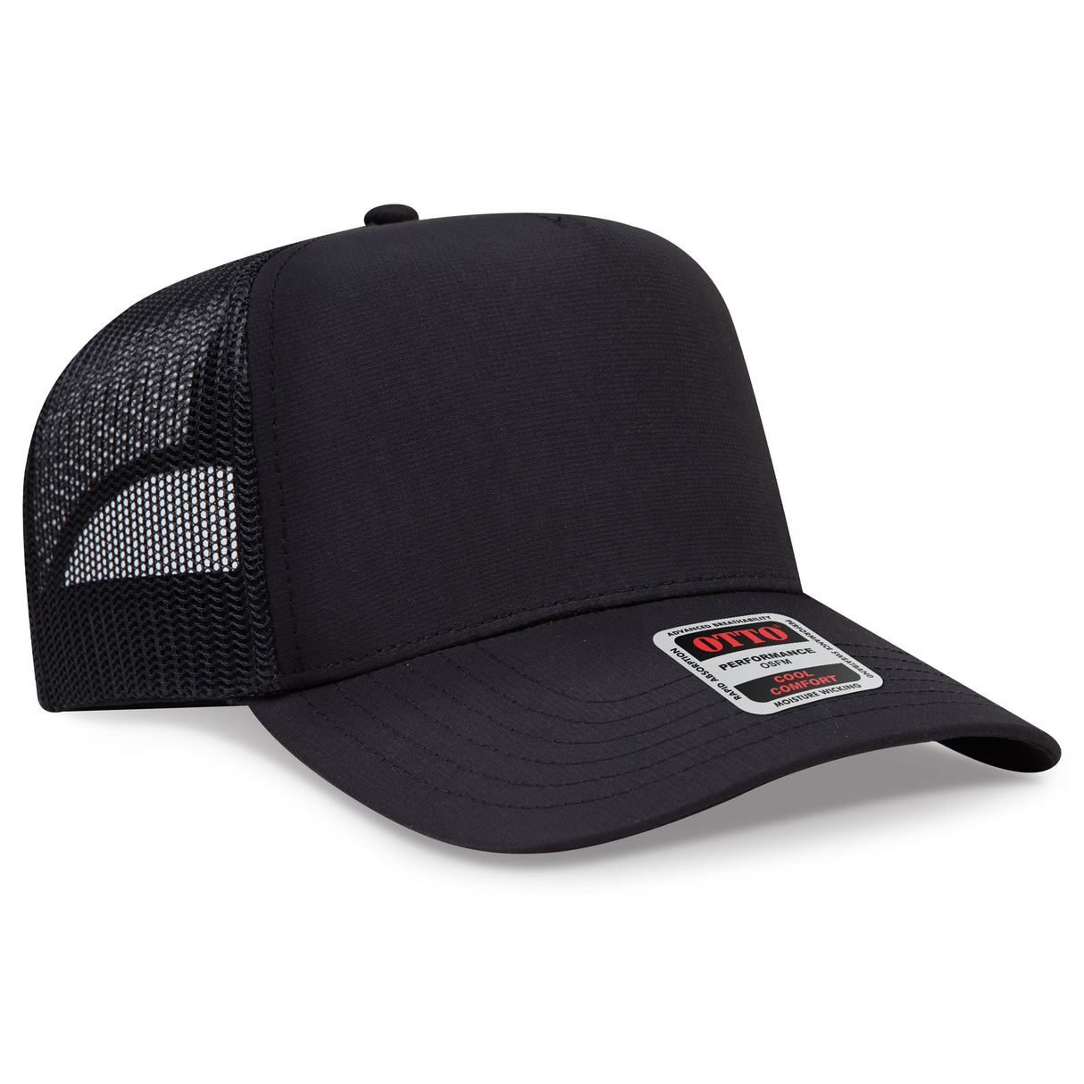 OTTO CAP® 5 Panel Mid Profile Mesh Back Trucker Hat OTTO 32-1