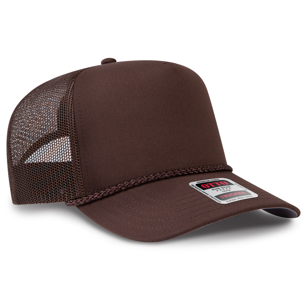 OTTO CAP® 5 Panel Mid Profile Mesh Back Trucker Hat OTTO 32-2