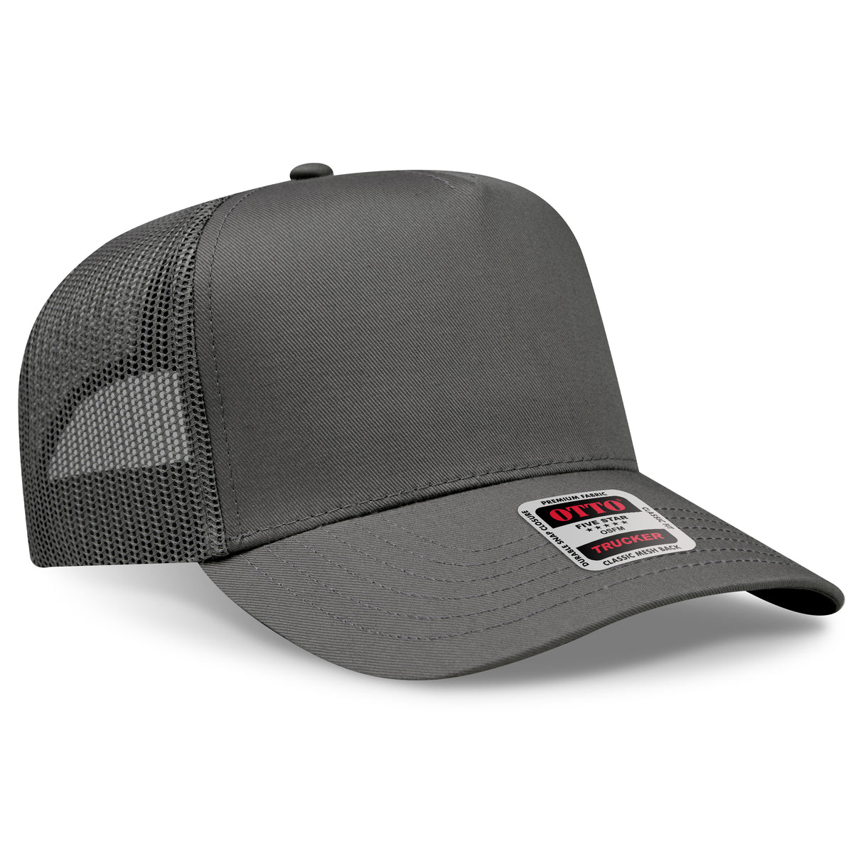 OTTO CAP® 5 Panel Mid Profile Mesh Back Trucker Hat OTTO 32-285