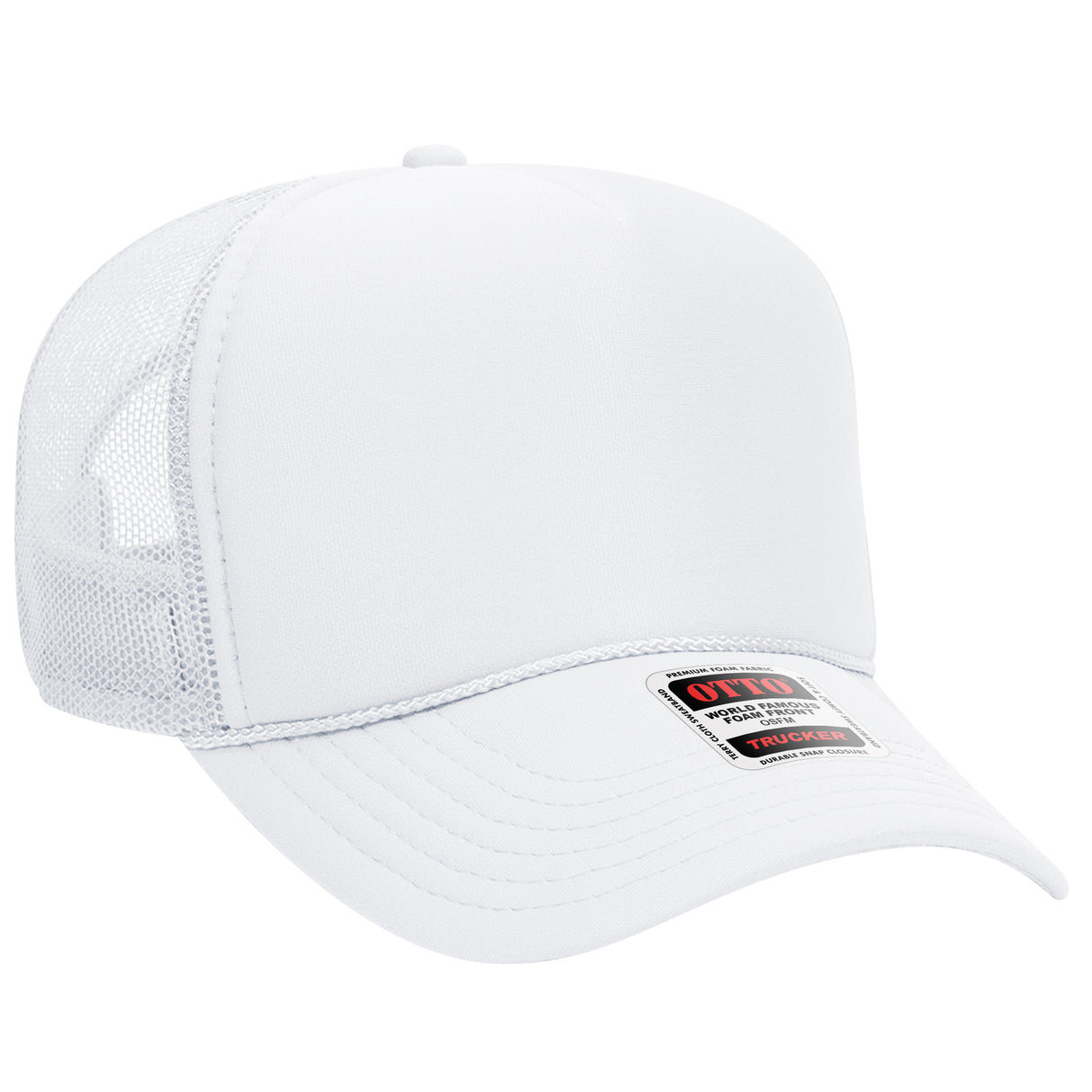 OTTO CAP® 5 Panel Mid Profile Mesh Back Trucker Hat OTTO 32-467