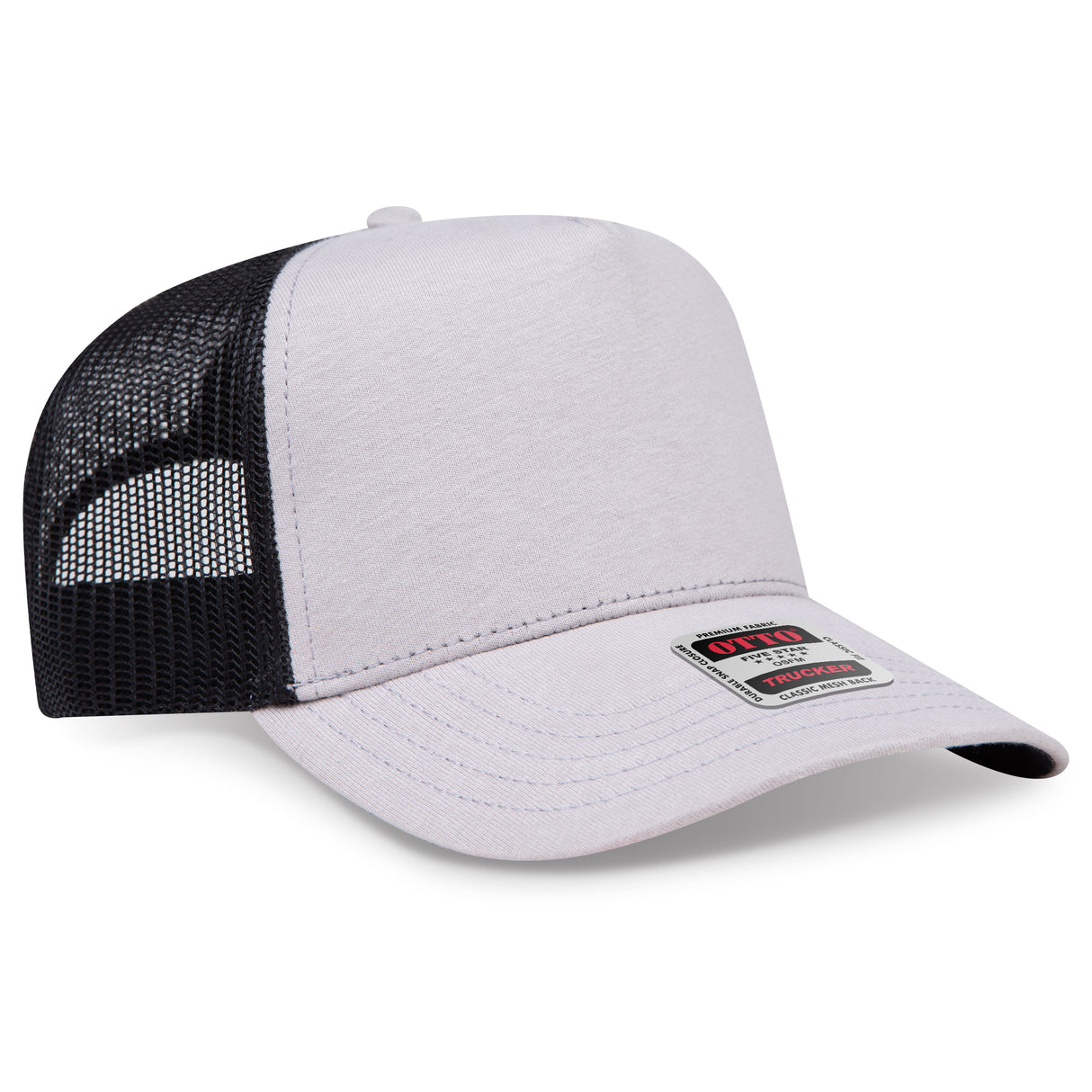 OTTO CAP® 5 Panel Mid Profile Mesh Back Trucker Hat OTTO 32-934