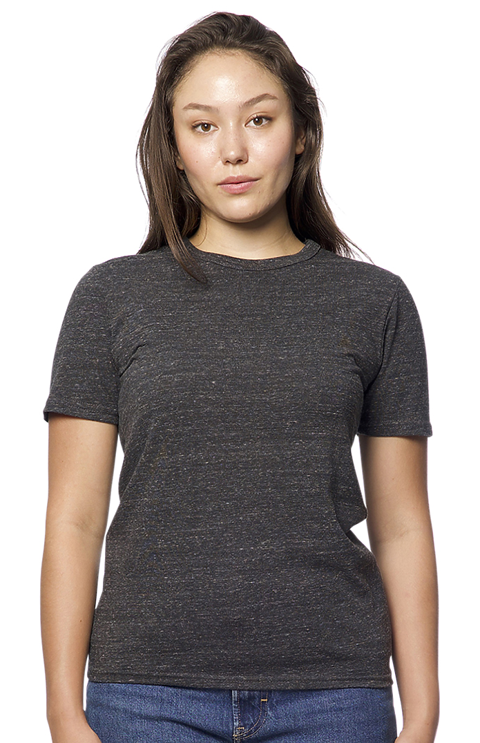 Royal Apparel 32051 Unisex eco Triblend Short Sleeve Tee - Eco Tri Charcoal