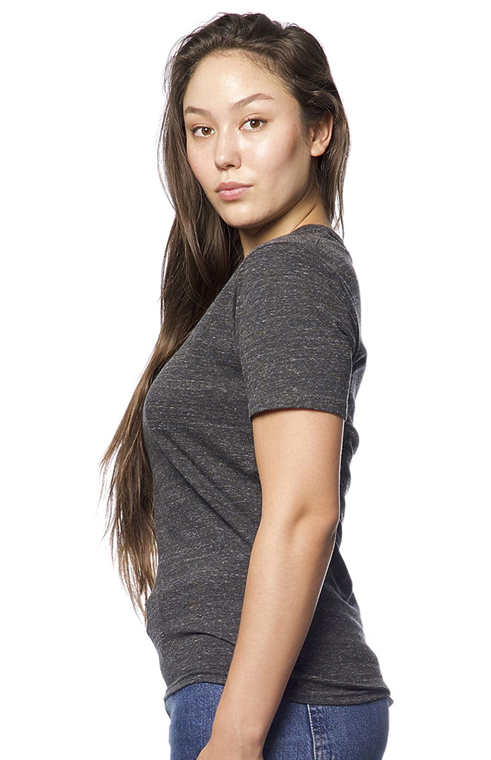 Royal Apparel 32051 Unisex eco Triblend Short Sleeve Tee - Eco Tri Charcoal