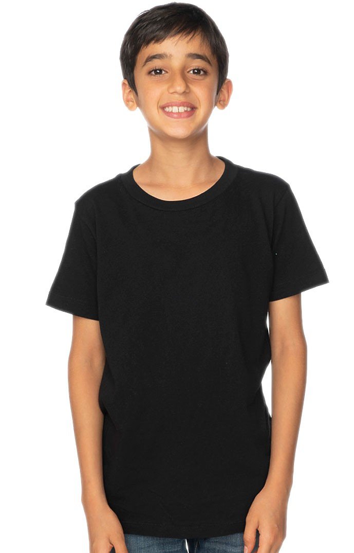 Royal Apparel 32121 Youth eco Triblend Short Sleeve Tee - Eco Tri Black