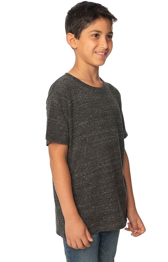 Royal Apparel 32121 Youth eco Triblend Short Sleeve Tee - Eco Tri Charcoal
