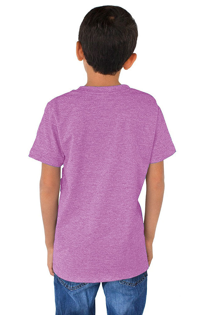 Royal Apparel 32121 Youth eco Triblend Short Sleeve Tee - Eco Tri Purple