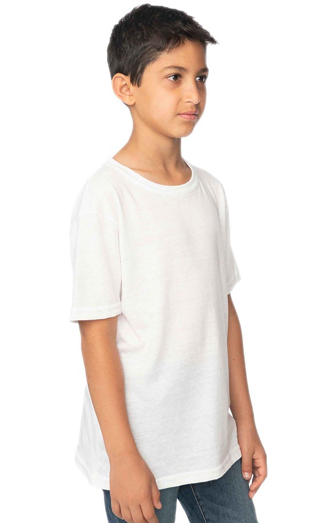 Royal Apparel 32121 Youth eco Triblend Short Sleeve Tee - Eco Tri White