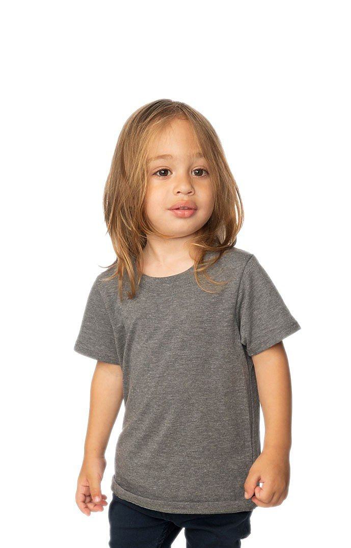 Royal Apparel 32161 Toddler eco Triblend Short Sleeve Tee - Eco Tri Grey