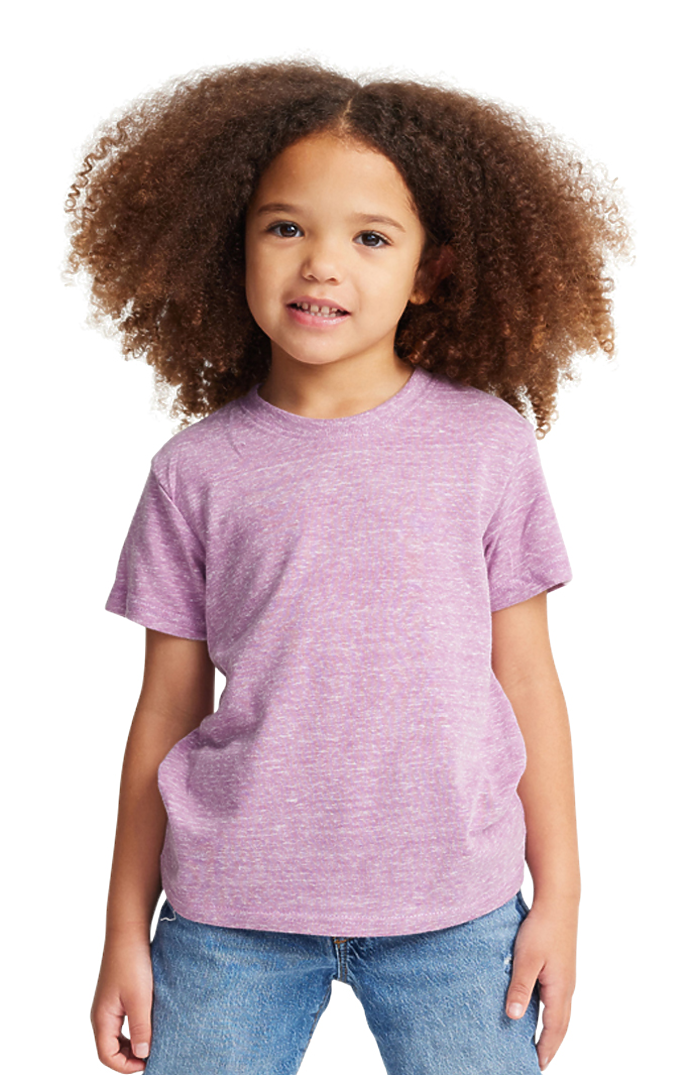 Royal Apparel 32161 Toddler eco Triblend Short Sleeve Tee - Eco Tri Purple