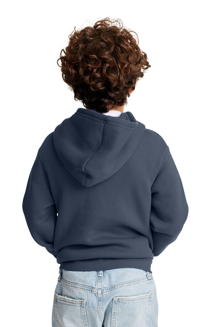 Royal Apparel 3222 Youth Fashion Fleece Zip Hoodie - Navy