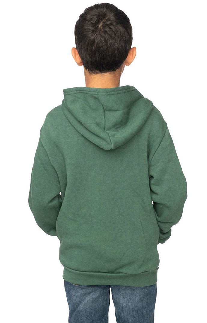 Royal Apparel 3222 Youth Fashion Fleece Zip Hoodie - 50/50 Pine