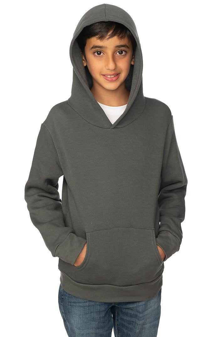 Royal Apparel 3229 Youth Fashion Fleece Pullover Hoodie - Asphalt