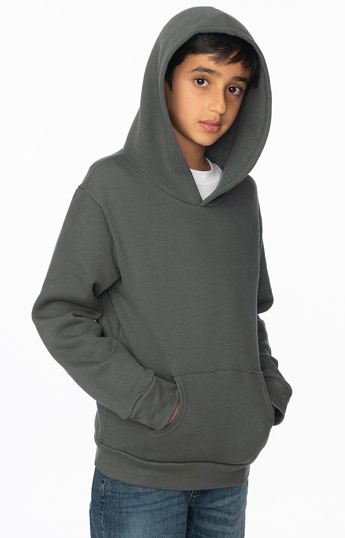 Royal Apparel 3229 Youth Fashion Fleece Pullover Hoodie - Asphalt