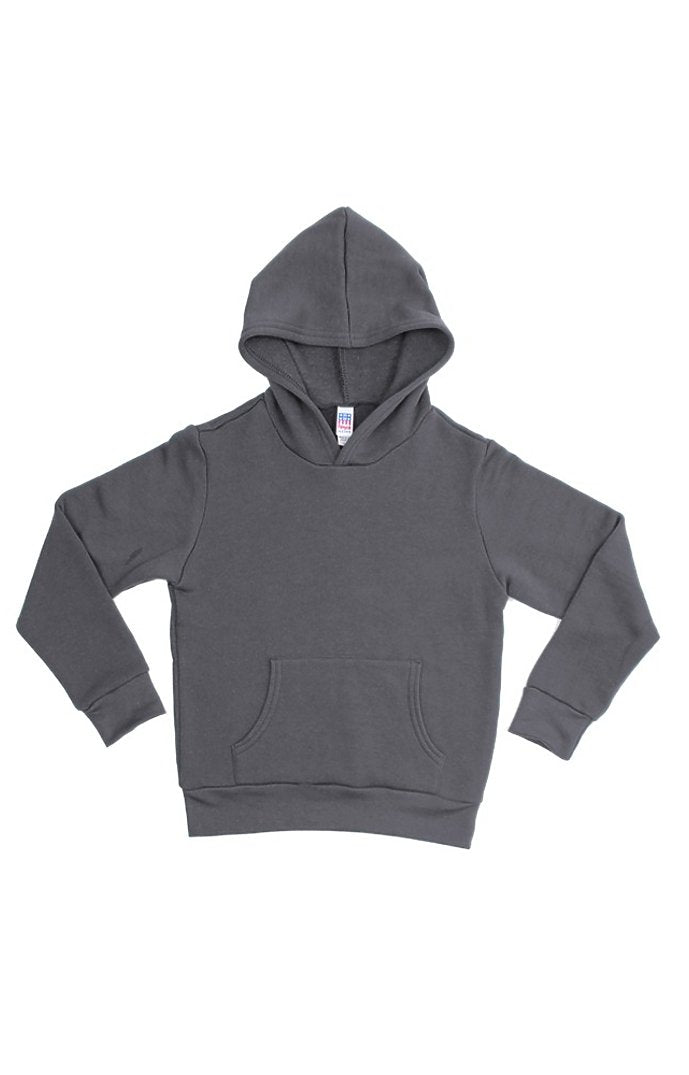 Royal Apparel 3229 Youth Fashion Fleece Pullover Hoodie - Asphalt