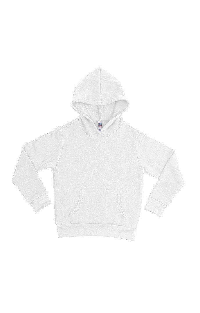 Royal Apparel 3229 Youth Fashion Fleece Pullover Hoodie - White