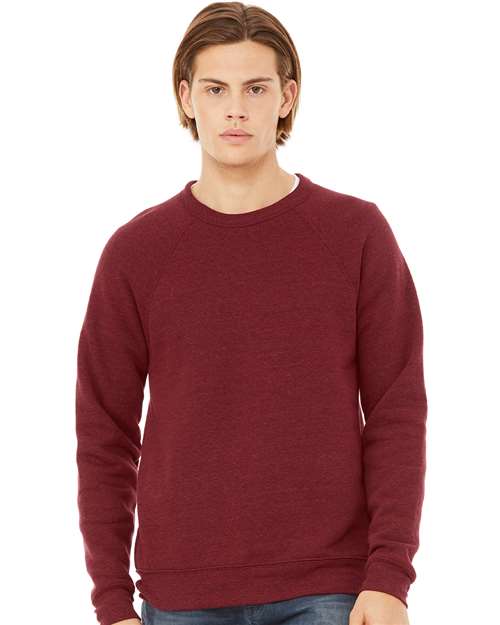 BELLA + CANVAS Unisex Sponge Fleece Raglan Crewneck Sweatshirt - BELLA + CANVAS 3901