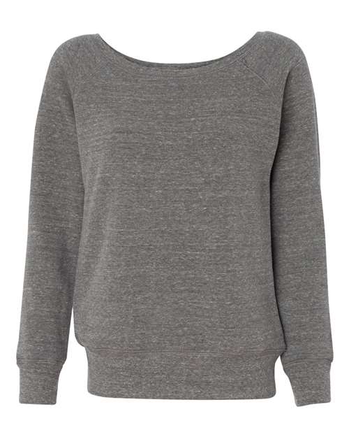 Bella + Canvas 7501 Women’s Sponge Fleece Wide Neck Sweatshirt