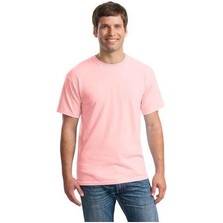 Mens Heavy Cotton 100% Cotton T-Shirt Joe's USA Small Light Pink