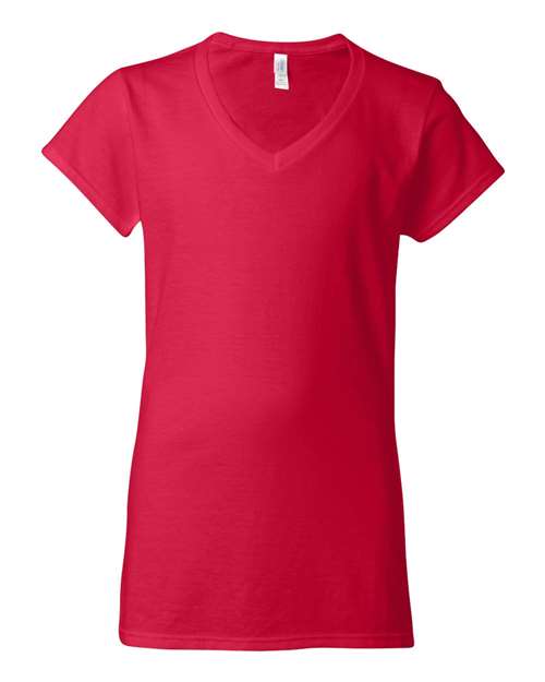 Gildan 64V00L Women's Softstyle V-Neck T-Shirt