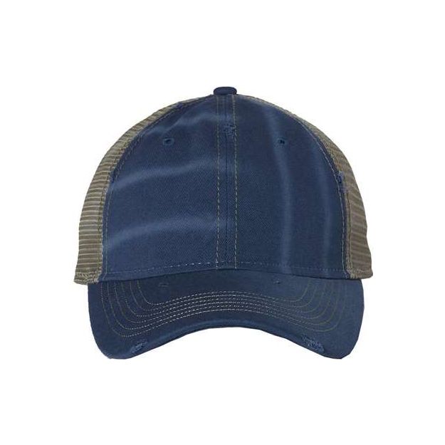 Valucap Bounty Dirty-Washed Mesh-Back Cap - Valucap 3150 Valucap Ocean/ Sage Adjustable