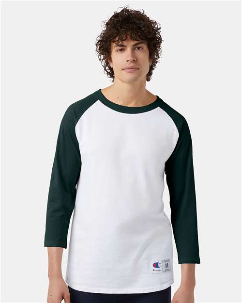 Champion T137 Unisex Raglan Sleeve Baseball T-Shirt