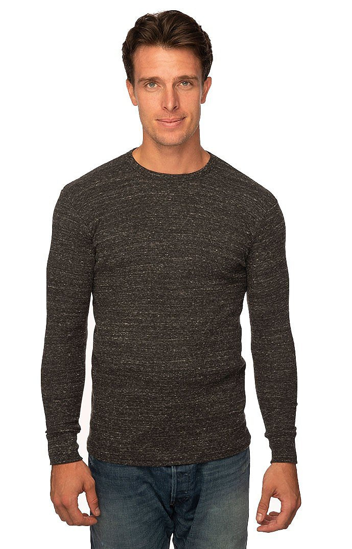 Royal Apparel 34152 Unisex eco Triblend Heavyweight Thermal - Eco Tri Charcoal