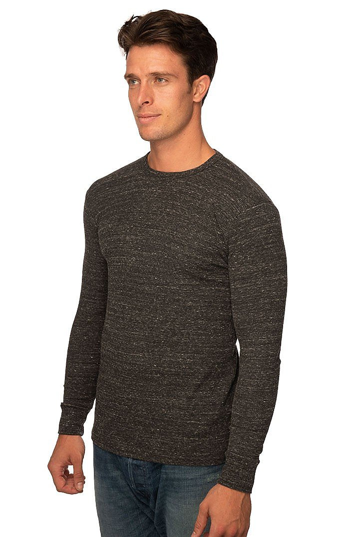 Royal Apparel 34152 Unisex eco Triblend Heavyweight Thermal - Eco Tri Charcoal