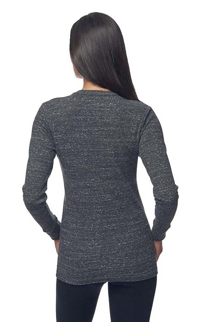 Royal Apparel 34152 Unisex eco Triblend Heavyweight Thermal - Eco Tri Charcoal
