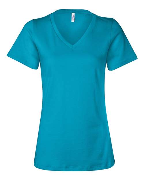 BELLA + CANVAS Women’s Relaxed Jersey V-Neck Tee - BELLA + CANVAS 6405