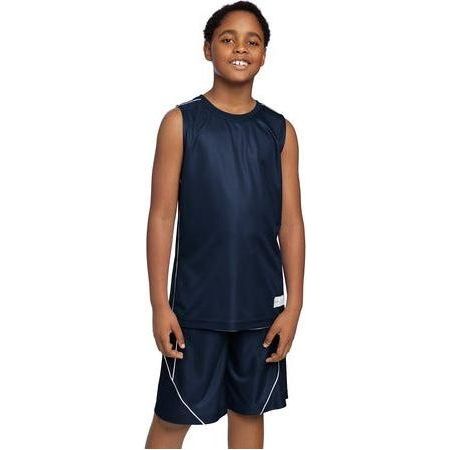 Youth PosiCharge Mesh Reversible Sleeveless Tee