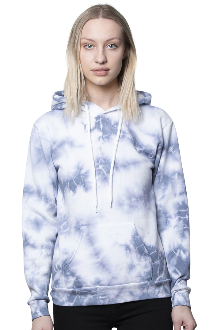 Royal Apparel 3555CTD Unisex Cloud Tie Dye Pullover Hoodie - Infinity