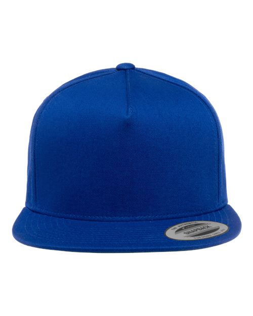 YP Classics Five-Panel Cotton Twill Snapback Cap - Yupoong 6007