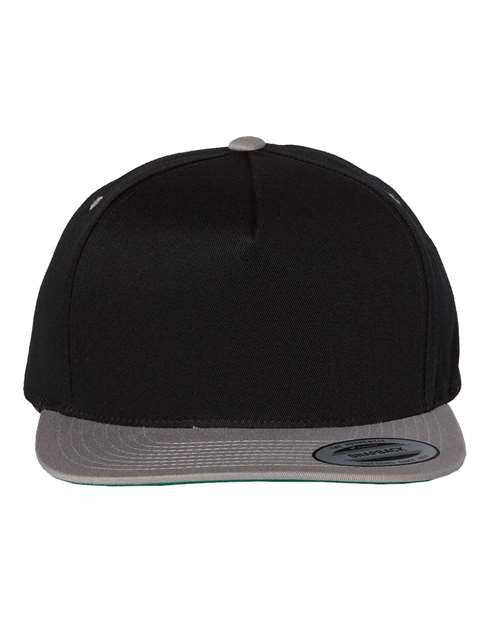 YP Classics Five-Panel Cotton Twill Snapback Cap - Yupoong 6007