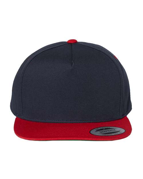 YP Classics Five-Panel Cotton Twill Snapback Cap - Yupoong 6007