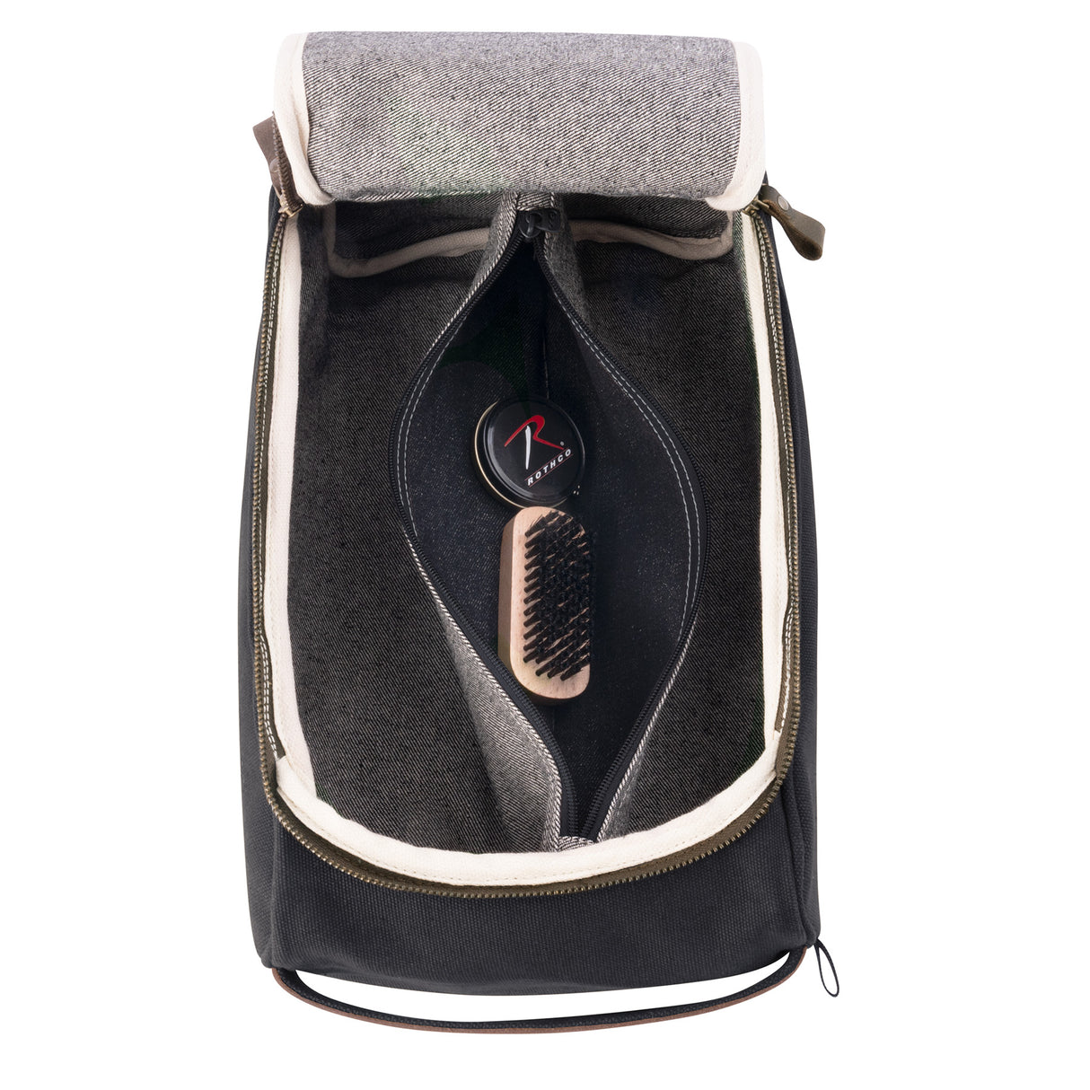 Rothco Canvas Shoe Bag Black