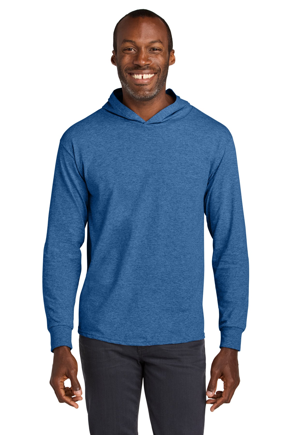 Jerzees Classics â„¢ Unisex Cotton Long Sleeve Hooded T-Shirt 363LH - Jerzees 363LH