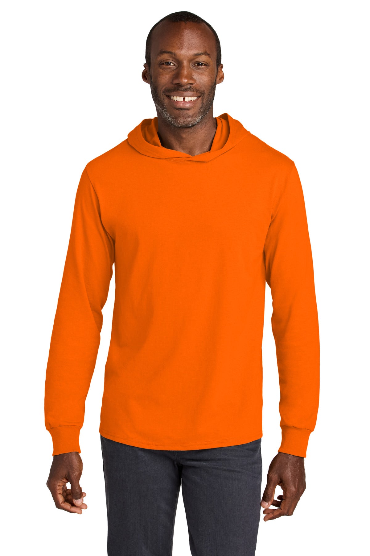 Jerzees Classics â„¢ Unisex Cotton Long Sleeve Hooded T-Shirt 363LH - Jerzees 363LH