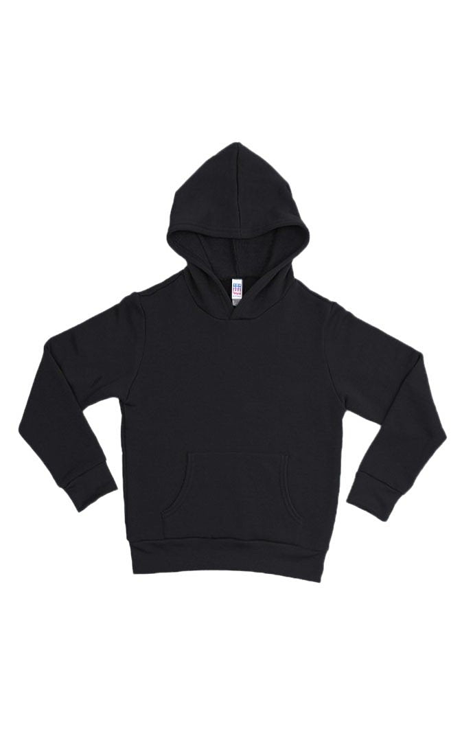 Royal Apparel 3669 Toddler Fashion Fleece Pullover Hoodie - Black
