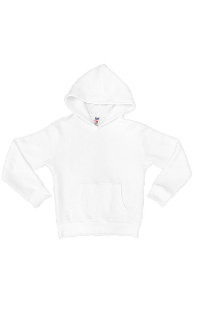 Royal Apparel 3669 Toddler Fashion Fleece Pullover Hoodie - White