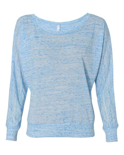 Bella + Canvas 8850 Women’s Flowy Off Shoulder Long Sleeve Tee