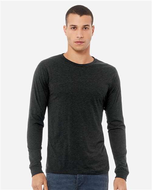 Bella + Canvas 3513 Unisex Triblend Long Sleeve Tee