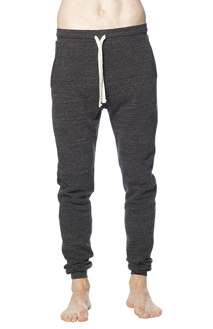 Royal Apparel 37170 Unisex eco Triblend Fleece Jogger Pant - Eco Tri Charcoal