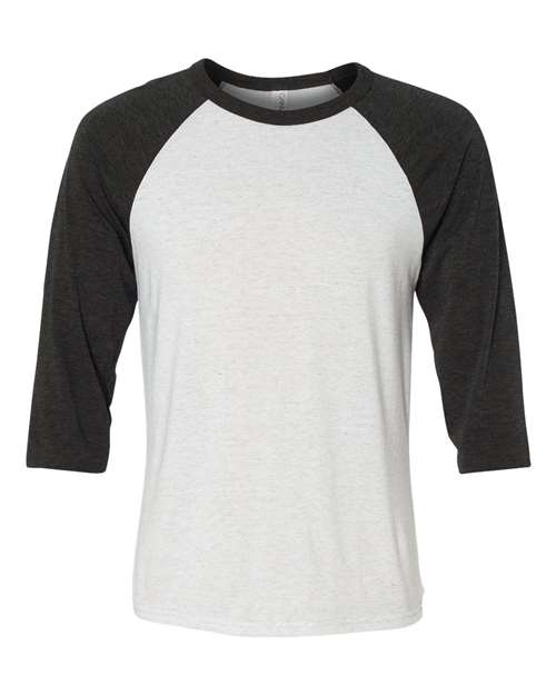 Bella + Canvas 3200 Unisex Three-Quarter Sleeve Baseball Tee