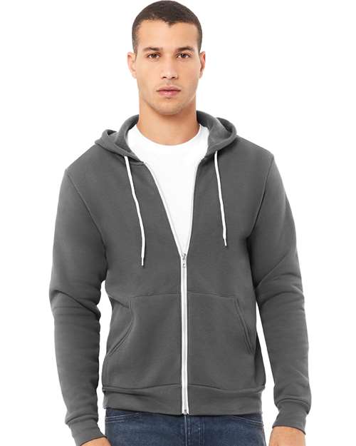 BELLA + CANVAS Unisex Sponge Fleece Full-Zip Hoodie Sweatshirt - BELLA + CANVAS 3739
