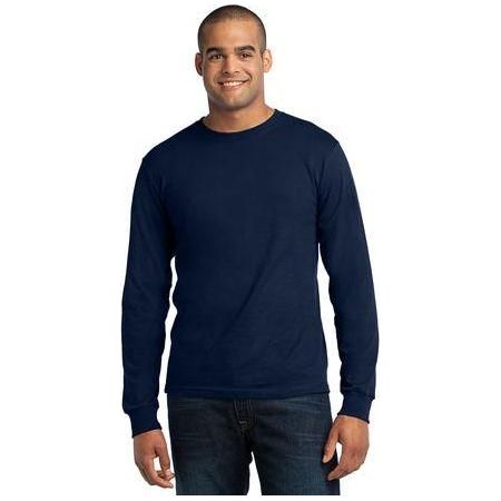Mens Long Sleeve All-American Tee Joe's USA Small Navy